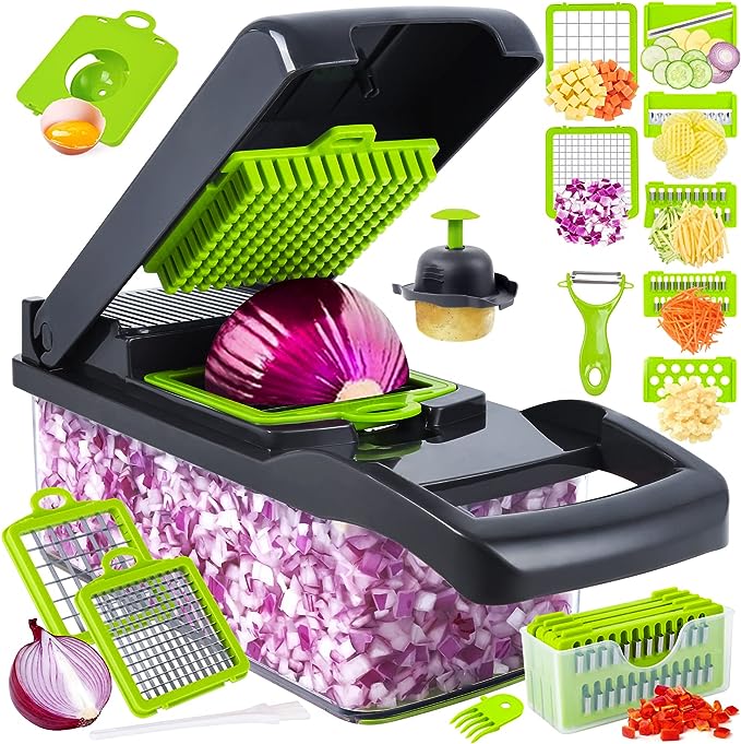 Vegetable Chopper, 15 in 1 multifunctional Food Chopper