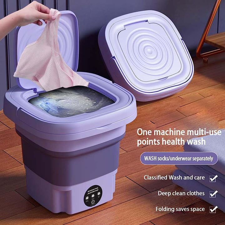 Shukraan™ Portable Mini Folding Washing Machine