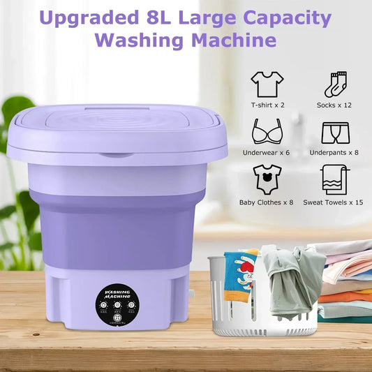 Shukraan™ Portable Mini Folding Washing Machine